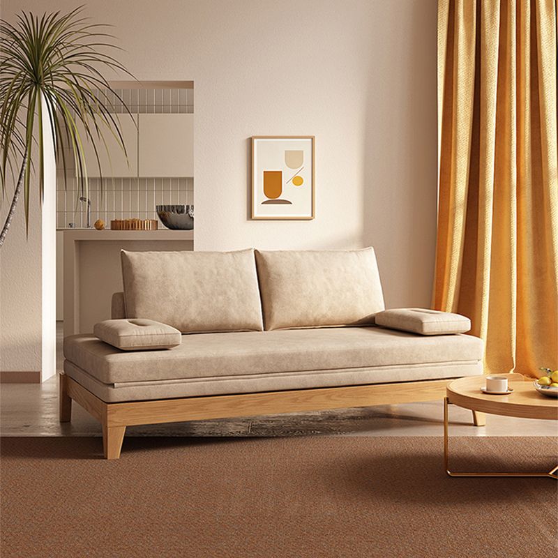 37" Wide Contemporary Futon Sofa Bed Pillow Back Sleeper Sofa