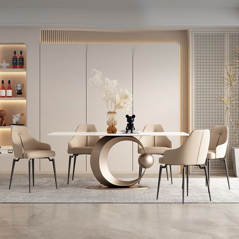 1/3/4/6/7 Pieces Table Furniture Set Sintered Stone Dining Room Set