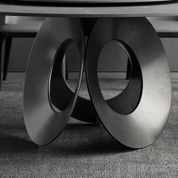 Modern 1/4/5/7 Pieces Dining Set Sintered Stone Round Dining Furniture Set /Separate Items