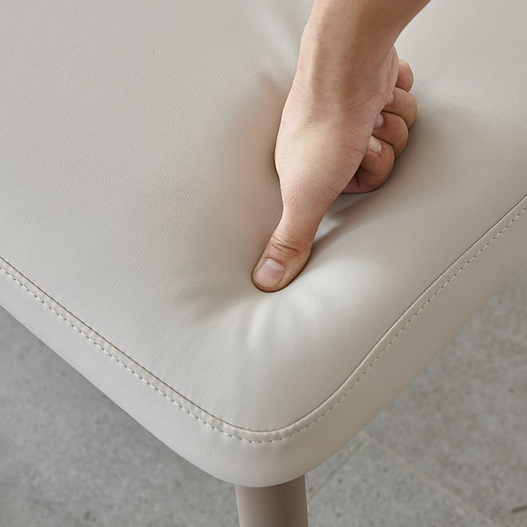 Sedia da pranzo imbottita in stile nordico sedia parsons per uso domestico