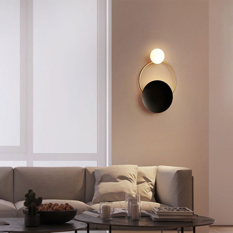 2 Light Unique Shape Wall Mounted Light Modern Sconce Light Fixture for Living Room