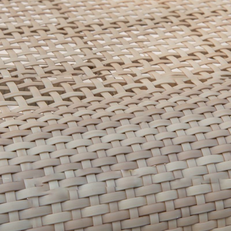 27" Wide Tropical Side Chair Rattan Armless Dining Side Chair