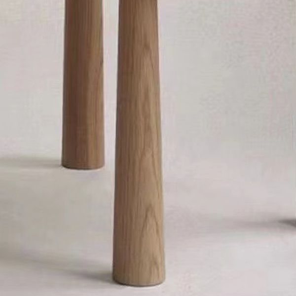Contemporary Upholstered Armless Chair Home Metal Legs Dining Chair