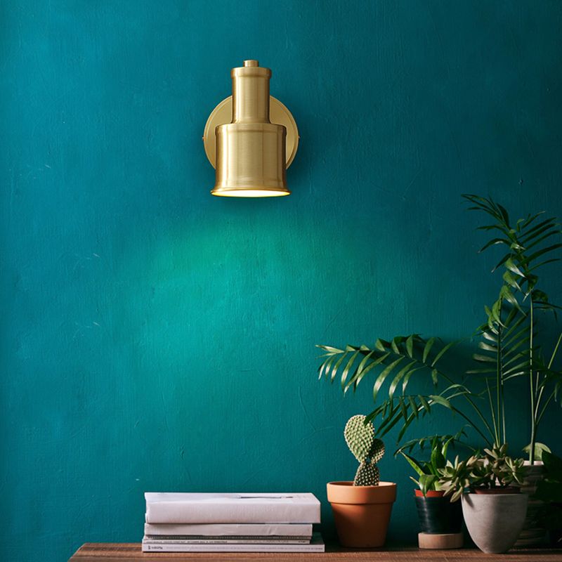 1 Licht linearer Schatten Wandleuchten postmoderner einfacher Wandbeleuchtung in Gold