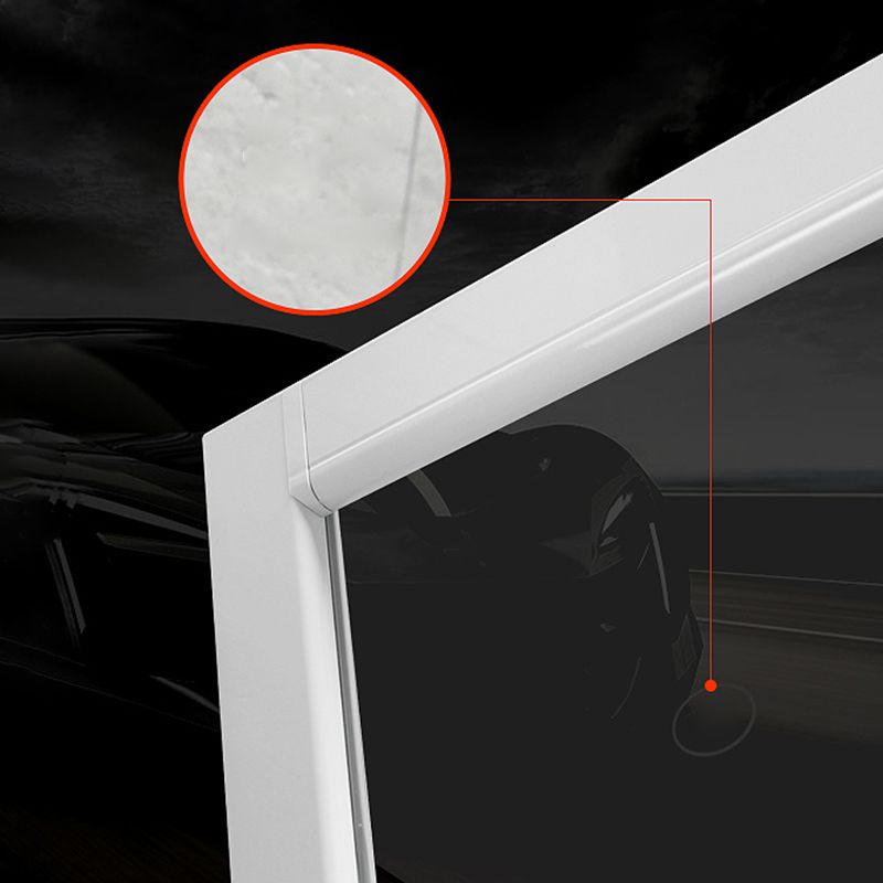 Round Shower Kit Tempered Glass Shower Enclosure with Door Handle