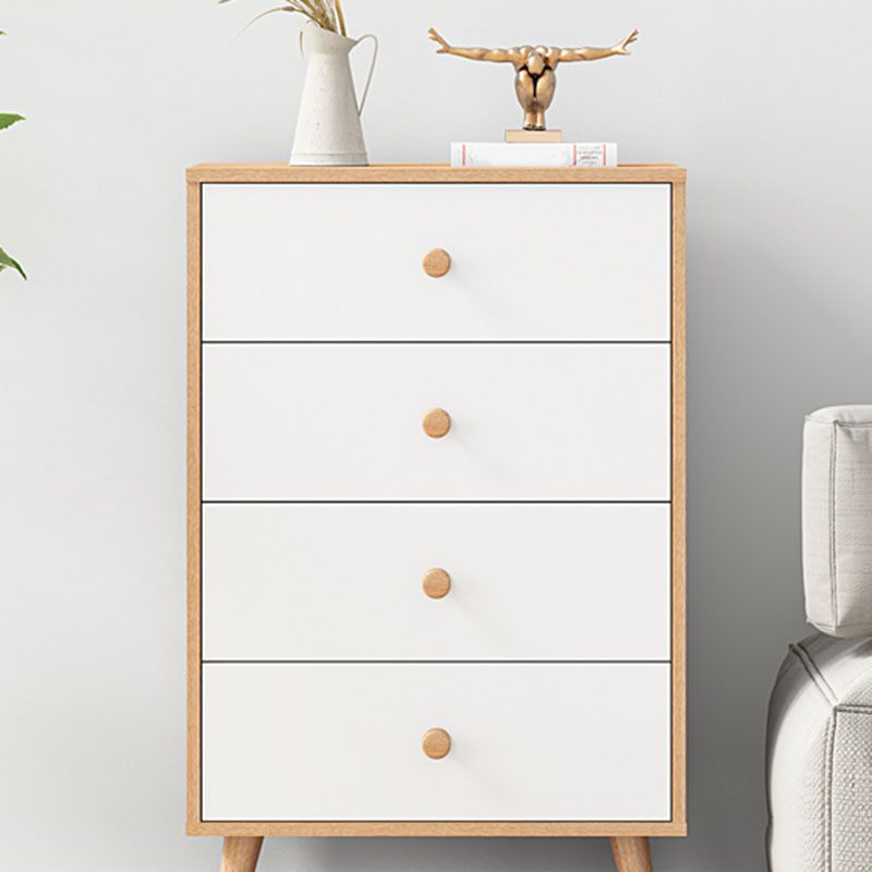 Contemporary Storage Chest Artificial Wood Dresser with 3/4/5 Drawers