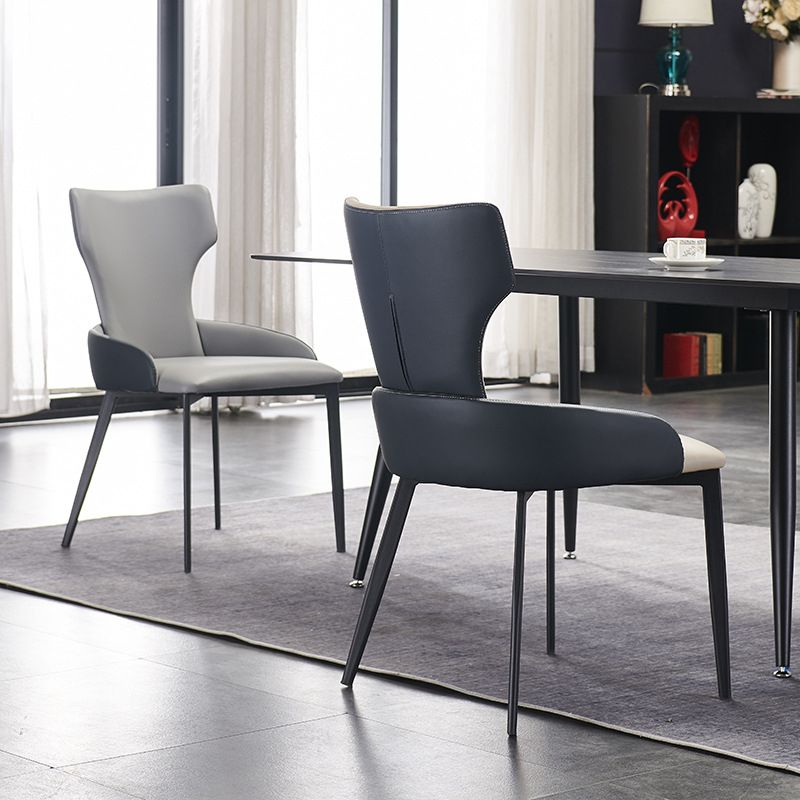 Wingback Arm Chair Contemporary Metal Indoor-Outdoor Room Chair