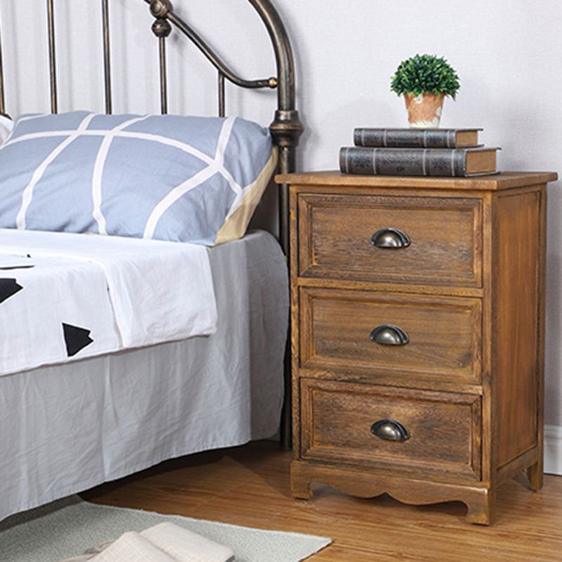 Vertical Nautical Bedroom Storage Chest Wooden Chest with Drawers