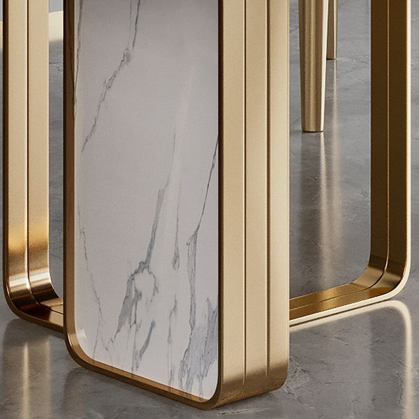 Traditional Luxury Furniture Rectangle Double Pedestal Dining Room Table for Home