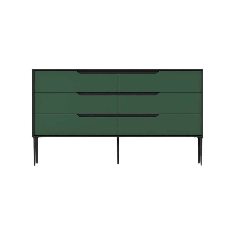 Contemporary Horizontal Wood Dresser Bedroom Lingerie Chest Dresser with Drawer