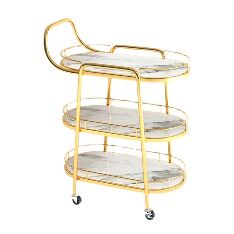 Rolling Contemporary Style Prep Table Wooden Prep Table for Kitchen