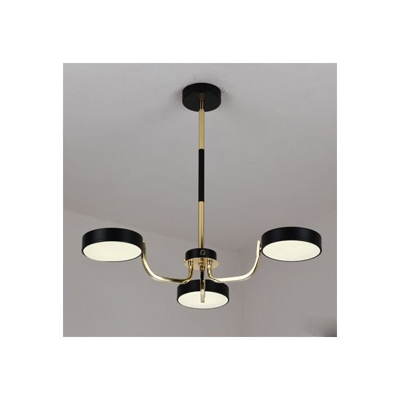 Oval Pendant Dining Room Hanging Lights Acrylic 3 Bulbs Modern style Pendant Lamps