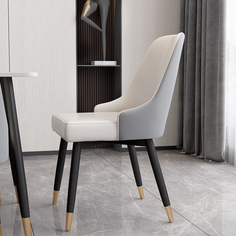 Contemporary Parsons Dining Chair Upholstered Side Chair for Dining Room
