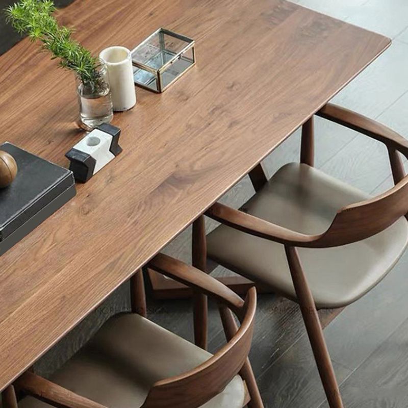 Modern 1/5 Pieces Dining Set Pine Wood Dining Table for Dining Room