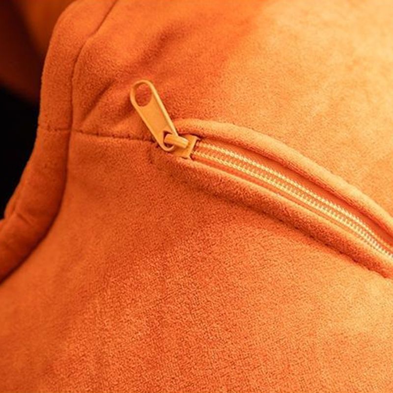 Contemporary Rocking Chair Cotton Upholstered Tufted Solid Color Indoor Rocking Chair