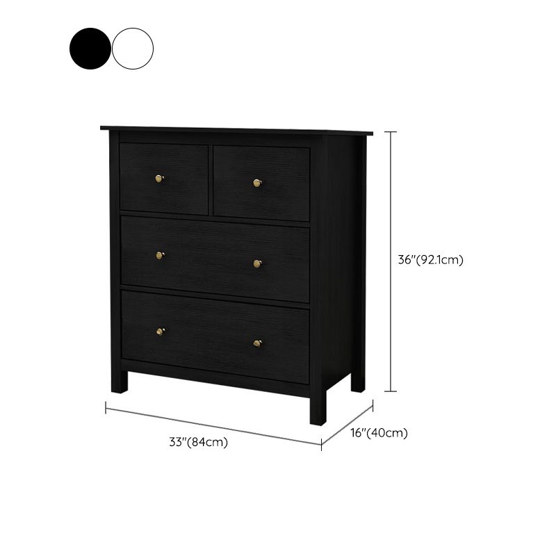 Classic Glam Storage Chest Wooden Storage Chest Dresser with Drawers