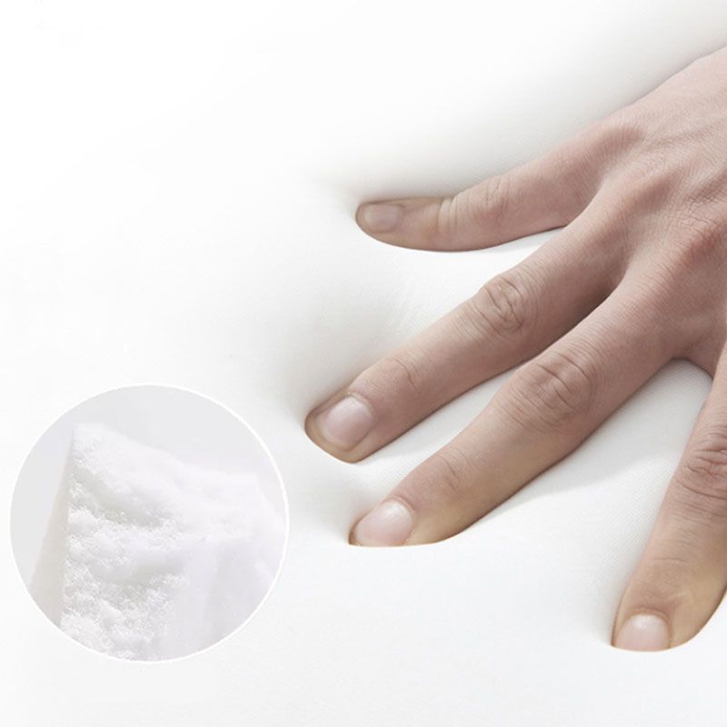 Contemporary Pouf Ottoman Velvet Upholstered Solid Color Square Ottoman with Metal Legs