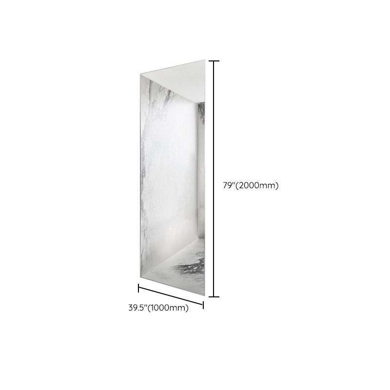 Fixed Frameless Shower Screen Half Partition Bathroom Shower Screen