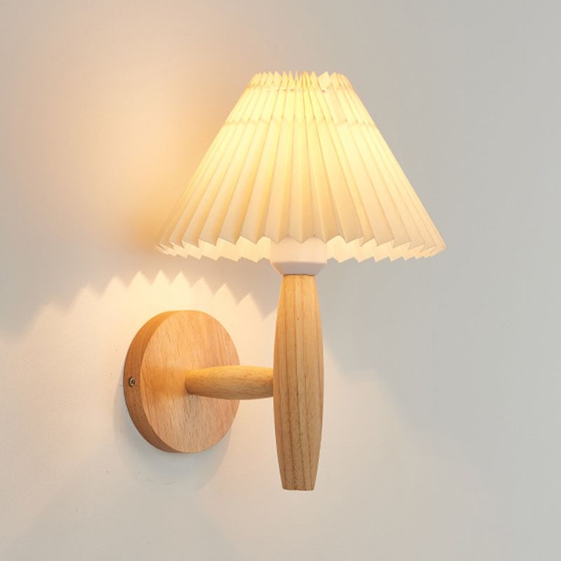 Contemporary Wall Light Wood Lighting with Shaded for Room Restaurant
