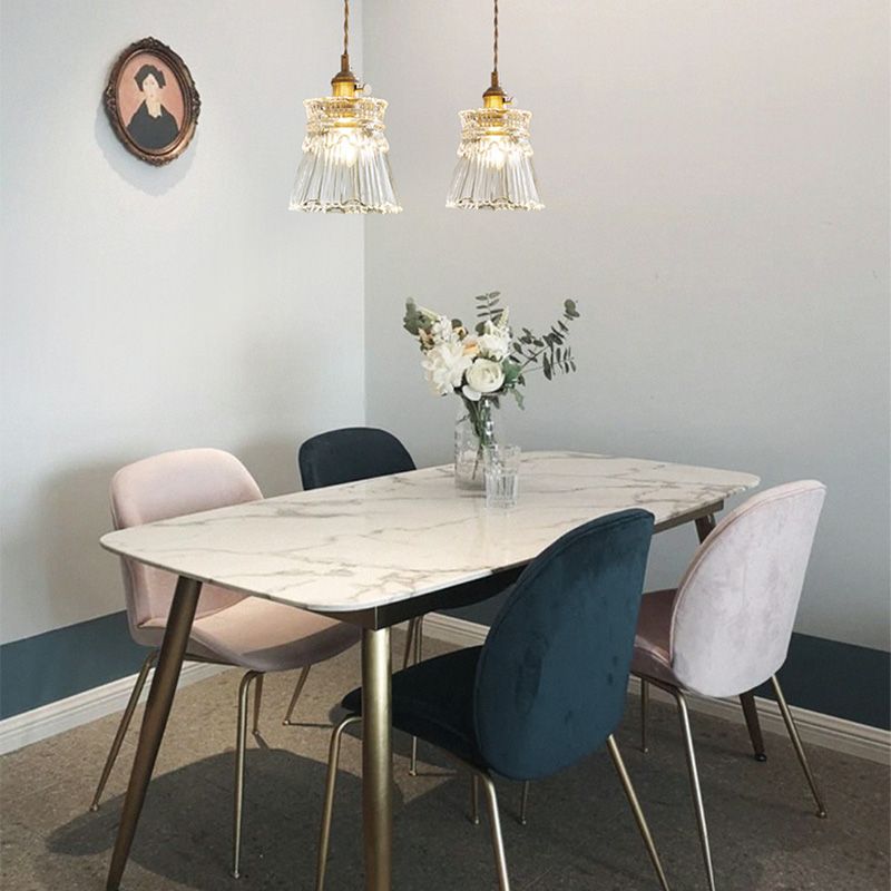 Lampada a sospensione a sospensione a testa singola ottone per cucina il ristorante da cucina