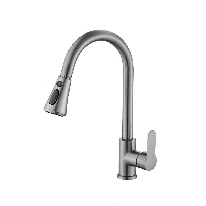 Modern Pull down Kitchen Faucet Sprayer with Handle and Supply Lines Bar Faucet