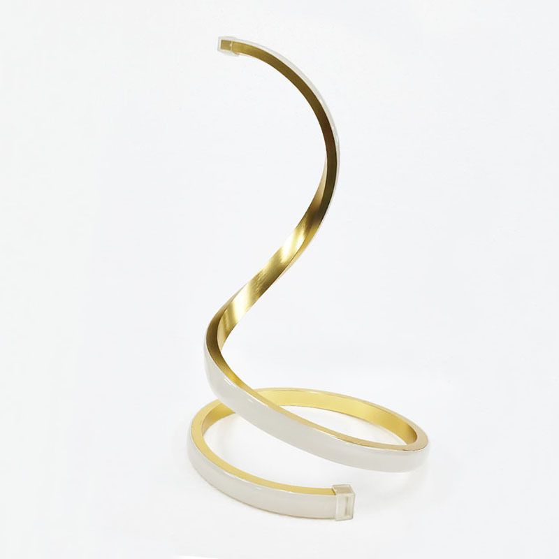 Lampe de table incurvée à 1 lumière