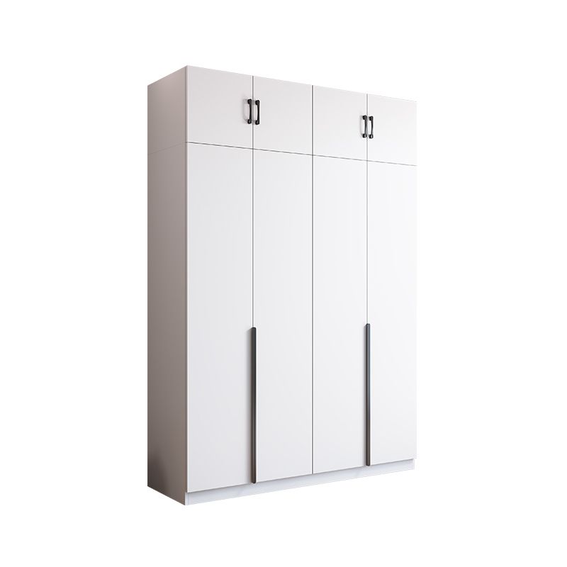 Engineered Wood Wardrobe Cabinet Modern Style Soft Close Doors Wardrobe Closet