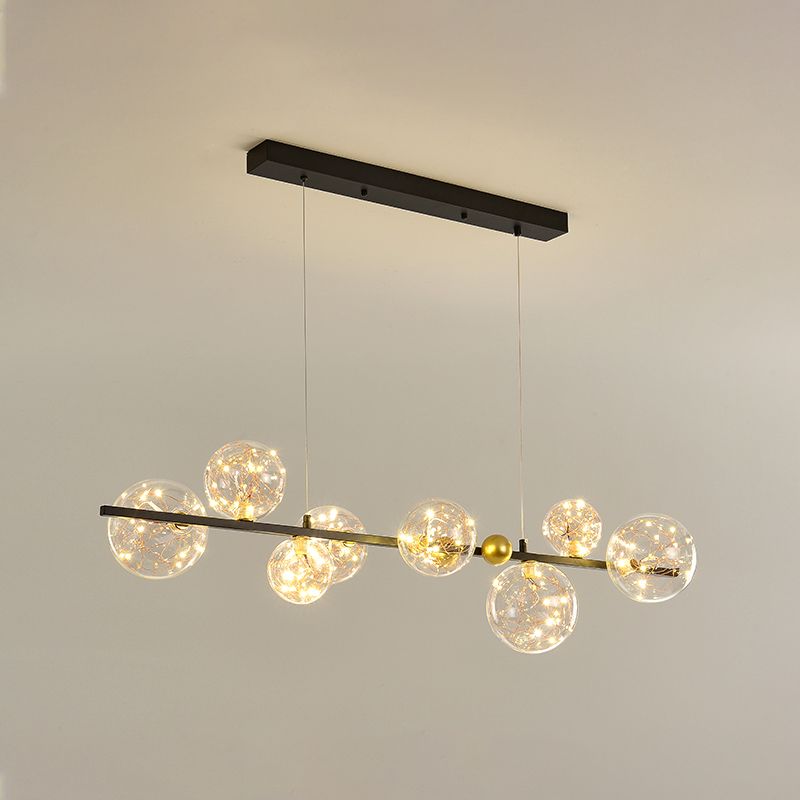 Modern Dining Pendant Lamp Fixture Kitchen Dining Room Glass Shade Hanging Light