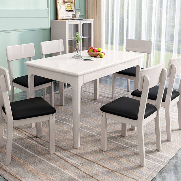 Industrial Wood Open Back Dining Side Chair 15'' Wide Indoor Dining Chair