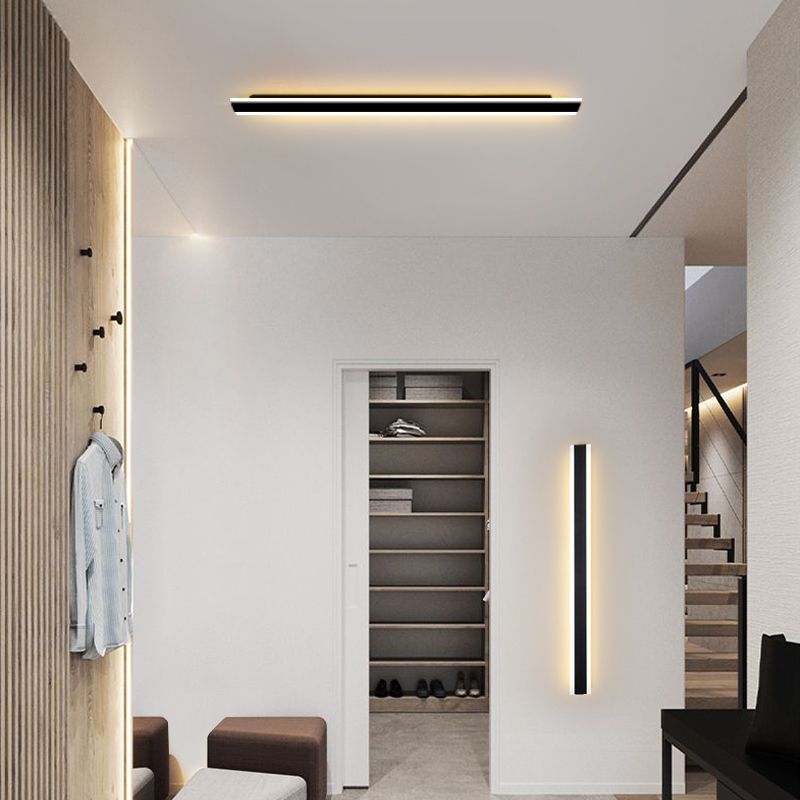 Linearer Schatten Metall Wandleuchter moderner Stil mit einer Lichtwandhalterung Leuchte
