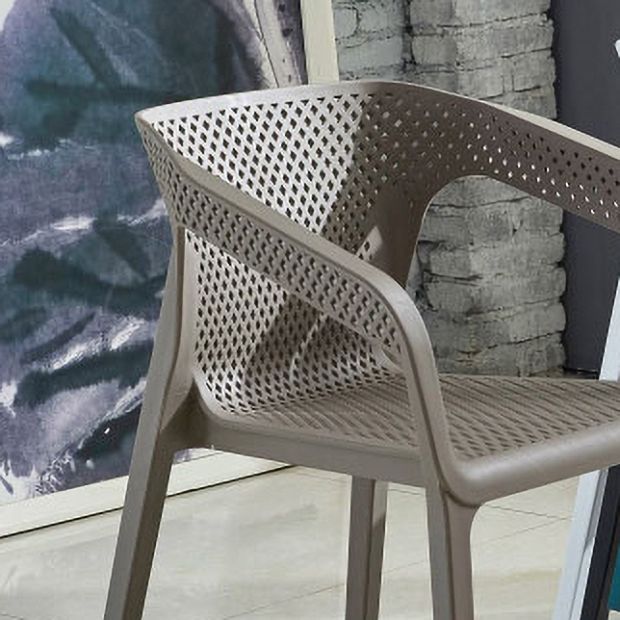 Sillas apilables de estilo moderno, sillones de comedor con patas de plástico para cocina