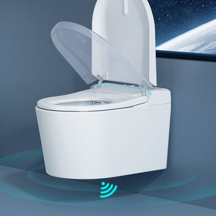 Elongated Wall Hung Toilet Set Temperature Control Wall Mounted Bidet