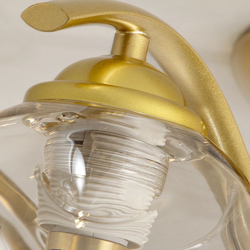 Decorative Flush Light Fixture Glass Flush Mount Lights for Living Room