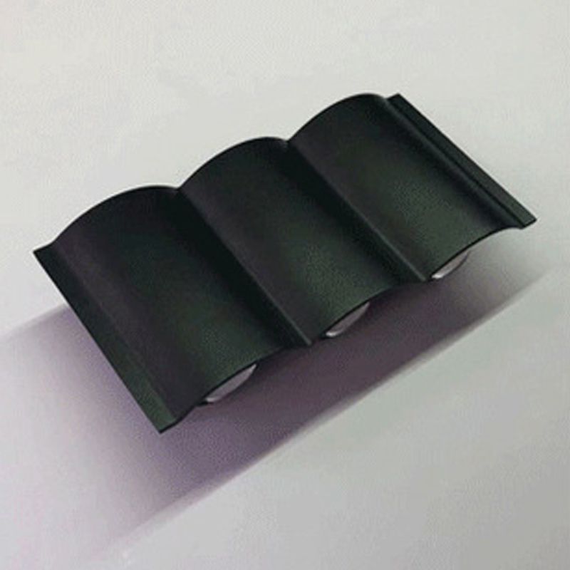Geometric Wall Mounted Lamps Modern Style Metal Multi Lights Wall Light Sconces in Black
