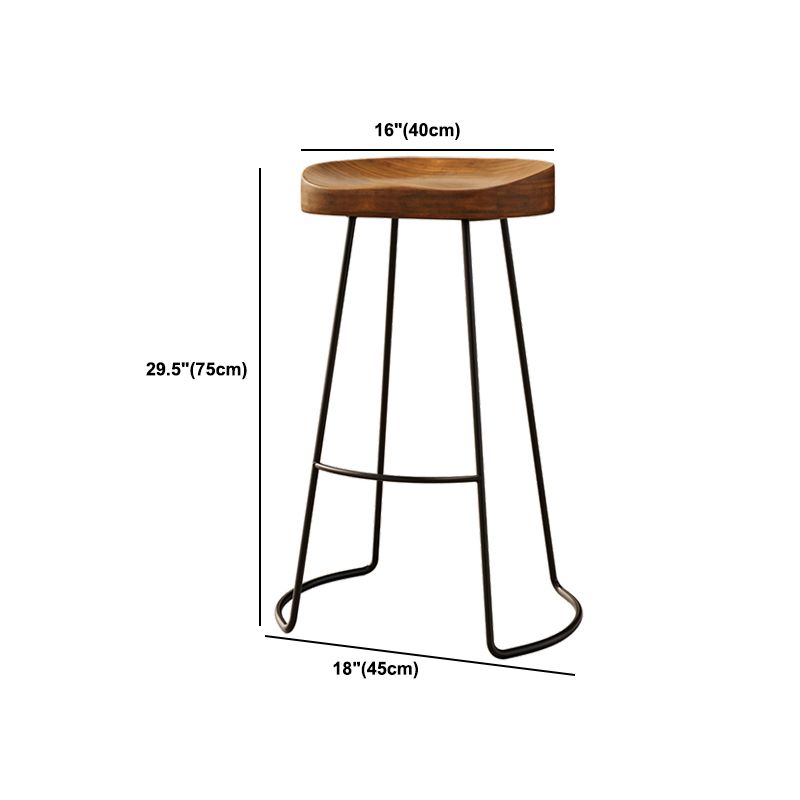 Rectangular Solid Wood Bar Table Set 1/4/7 Pieces Counter Table with High Stools