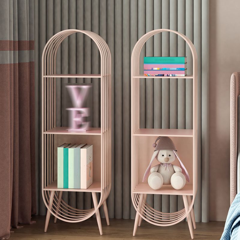 52"H Scandinavian 3-shelf Bookshelf Etagere Shelf Bookcase for Study Room