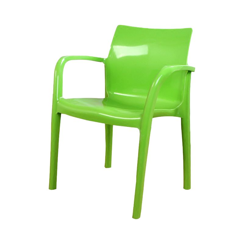 Sillas de comedor de cocina estilo moderno Sillones de comedor apilables (juego de 4)