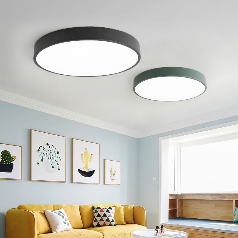 Metalen ronde led-inbouwlamp Moderne stijl 1 hoofdverzonken plafondlamp