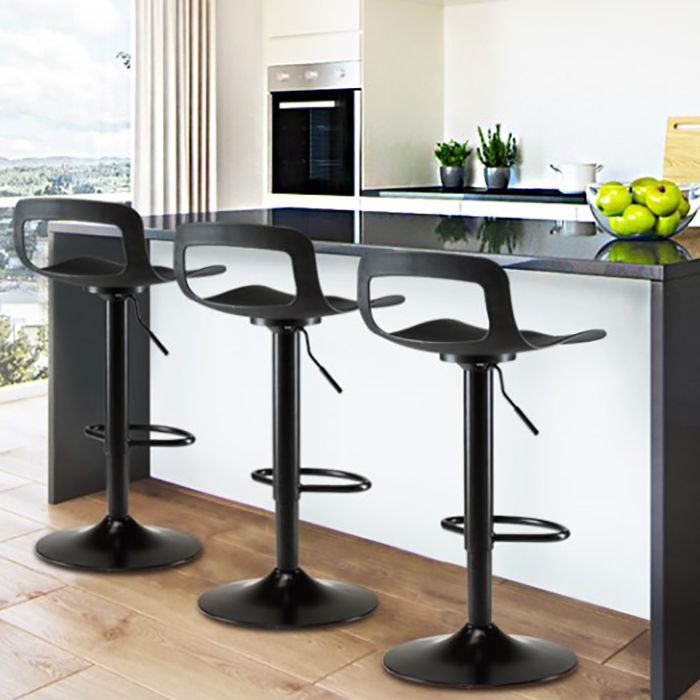 Contemporary Liftable Bar Stool Metal Bar Stool for Restaurant