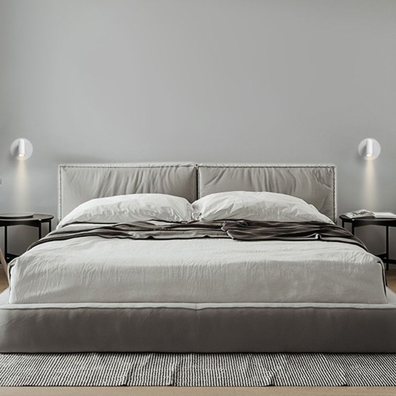 White/Black Modernism Single Wall Mounted Sconce LED Wall Light for Bedroom