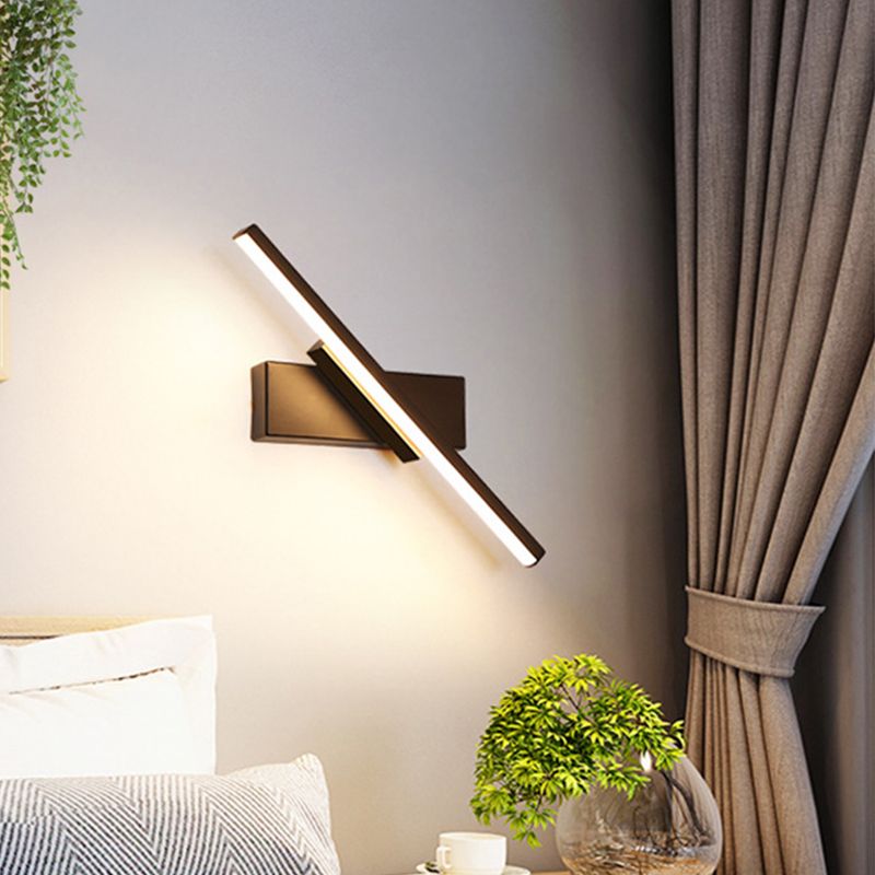 Moderne Metallwandleuchte Form rotatierbarer LED -Wandleuchten für Schlafzimmer