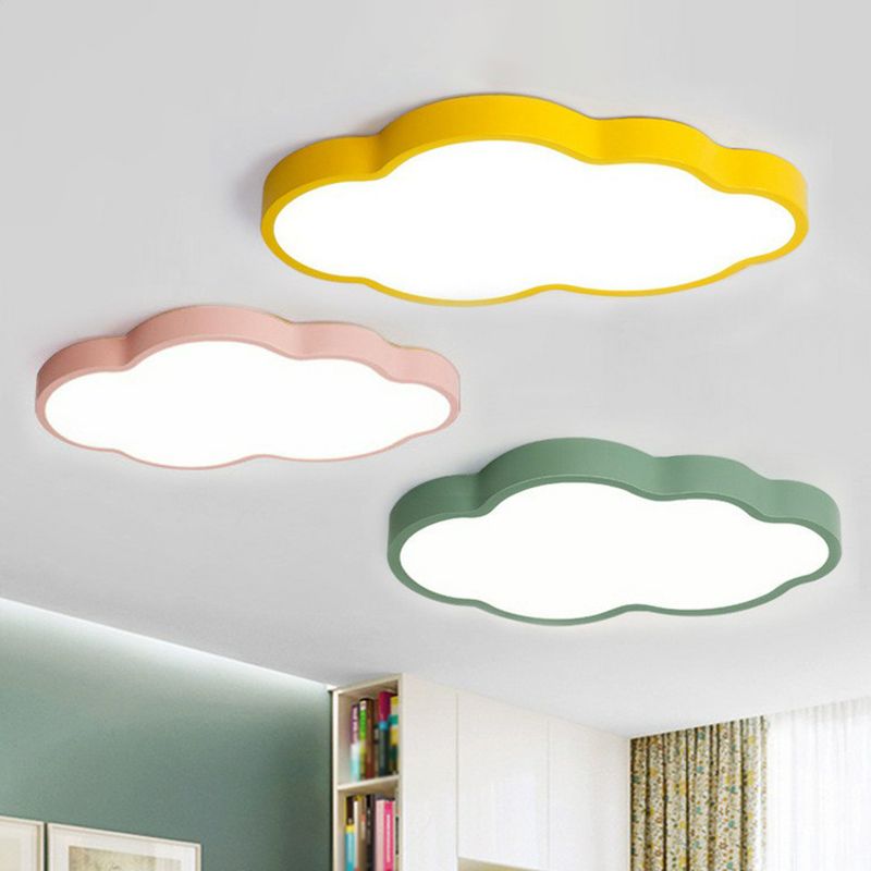Illuminazione a soffitto da incasso a soffitto metallica minimalista per asilo nido a LED Cloud