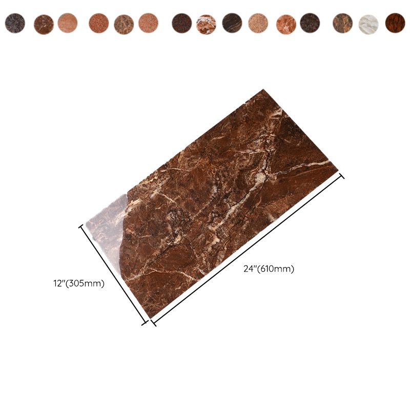 Rectangle Floor Tile Straight Edge Singular Polished Floor Tile for Living Room