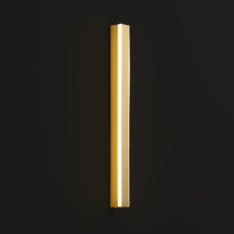 Modern Metal Wall Sconce Linear Shape Wall Light with Acrylic Shade for Bedroom