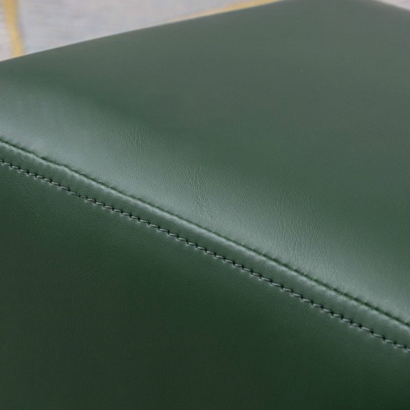 Modern Stain Resistant Ottoman Modern Pure Color Leather Standard