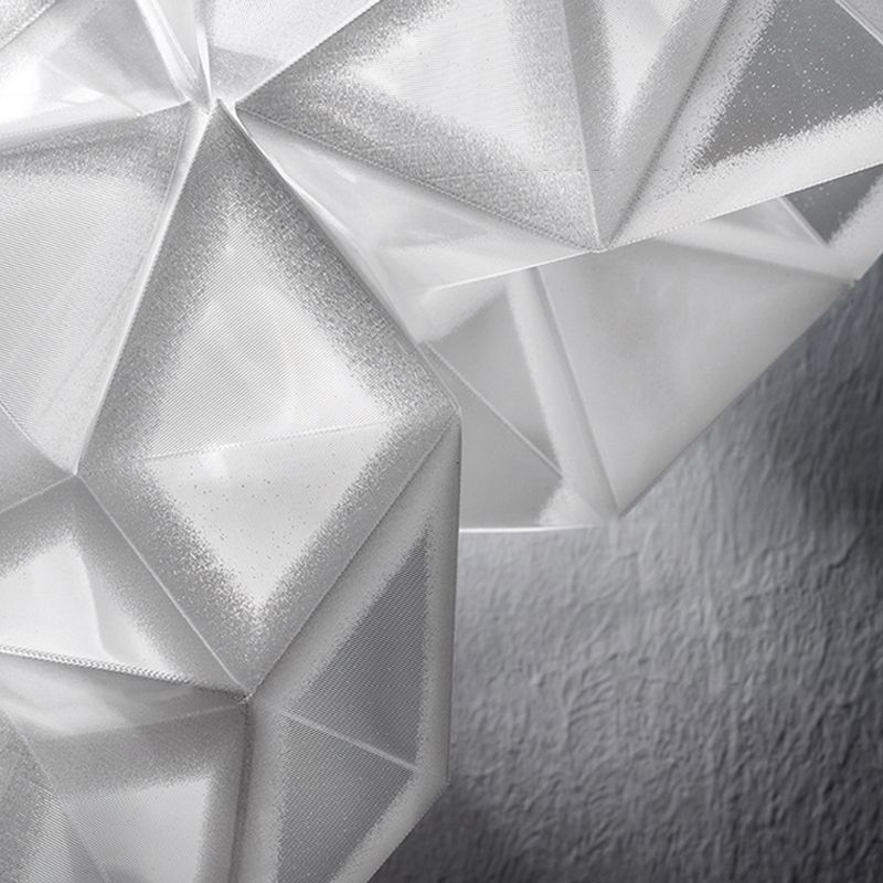 Minimalist Style Hanging Lamp Geometry Shape Acrylic Chandelier Pendant Light