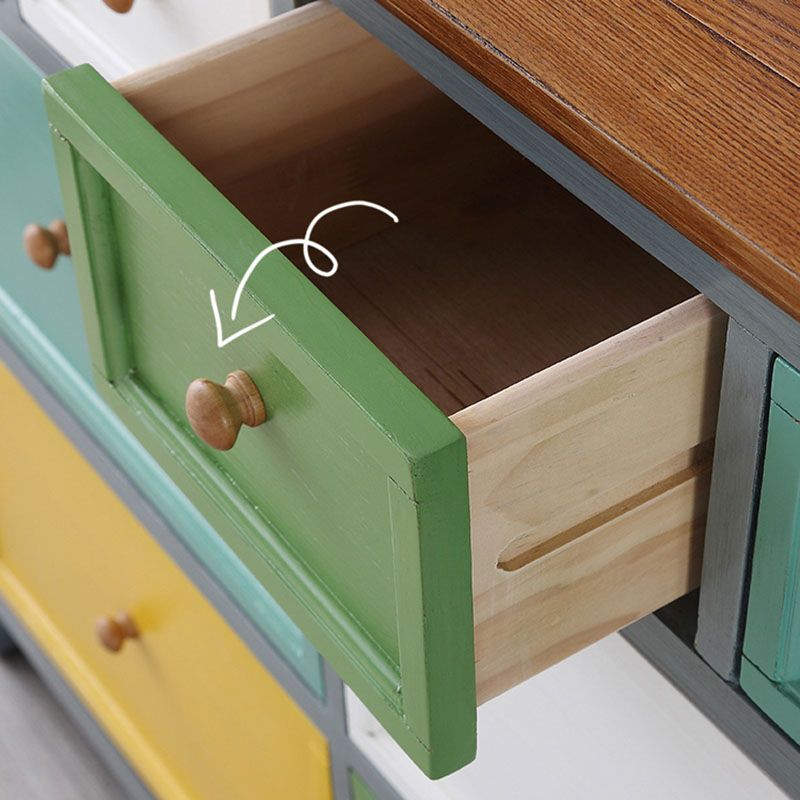 Coastal Storage Chest Manufactured Wood Dresser with 3/5/6/8 Drawers