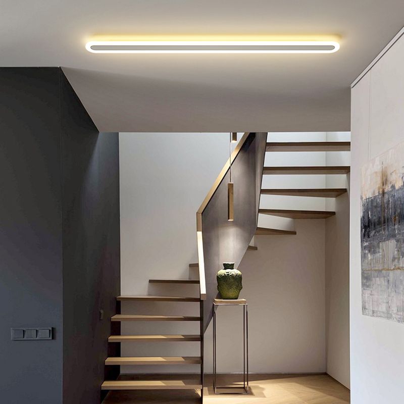 Lineare Form Metall Wandleuchten moderner Stil 1-Licht-Wandhalterung Beleuchtung