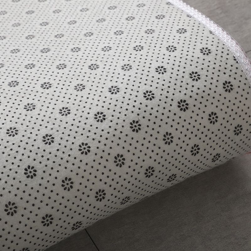 Modern Plain Carpet Living Room Rug Polyester Stain Resistant Shag Rug