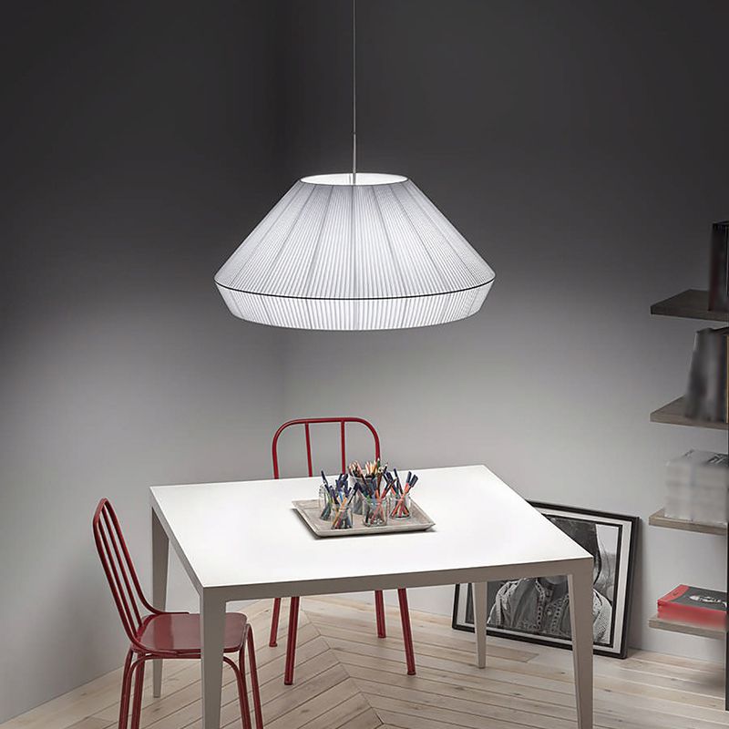 OMAGGIO MODERNA GEOMETRIA SEDIA INSPETTUATA SETA LIGHT 1 PENDANTE LIGHT PER LAMPO